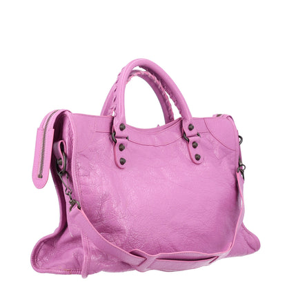 Balenciaga Agneau Classic Hardware City Rose Berlingot 4 of 10