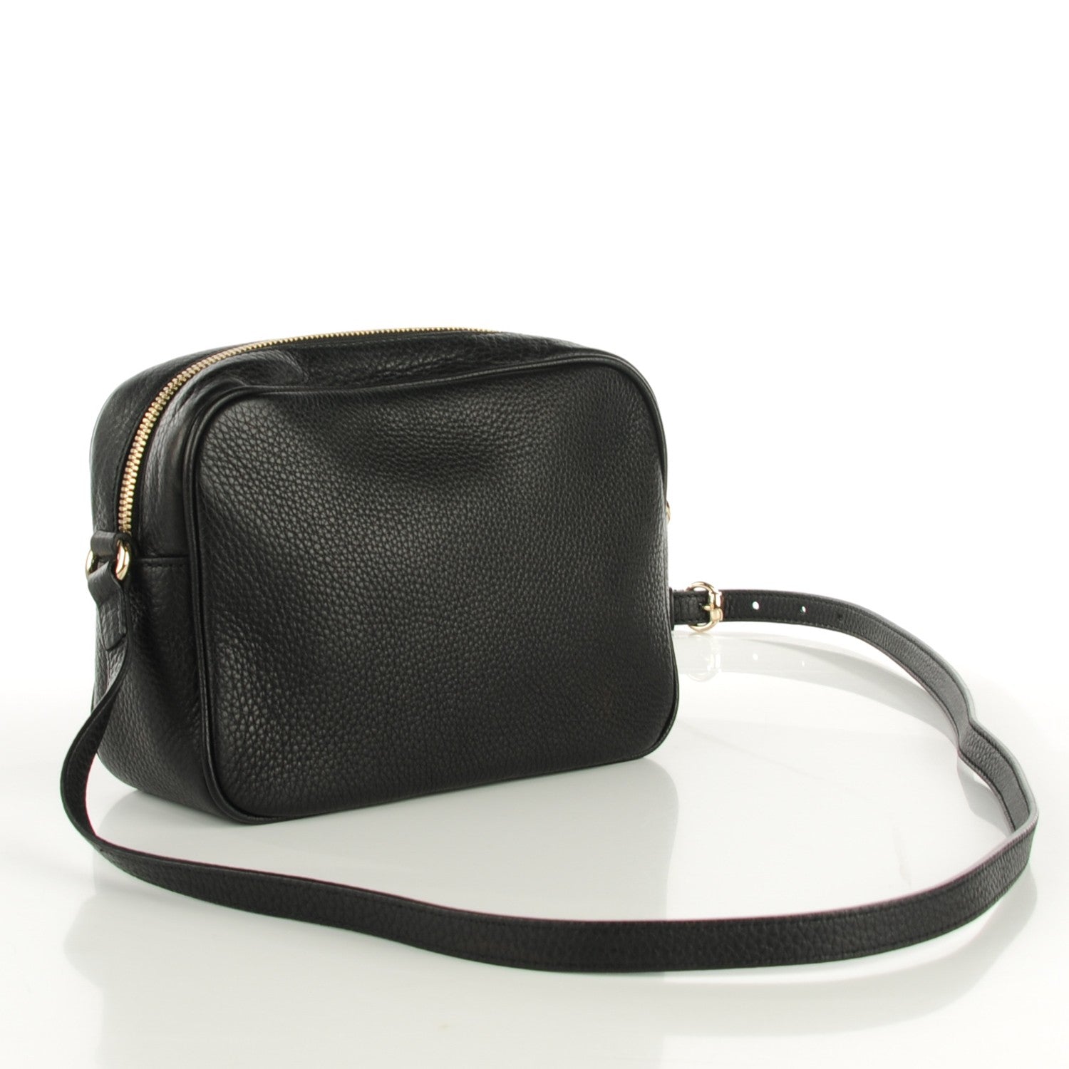 Gucci Pebbled Calfskin Small Soho Disco Bag Black 3 of 7