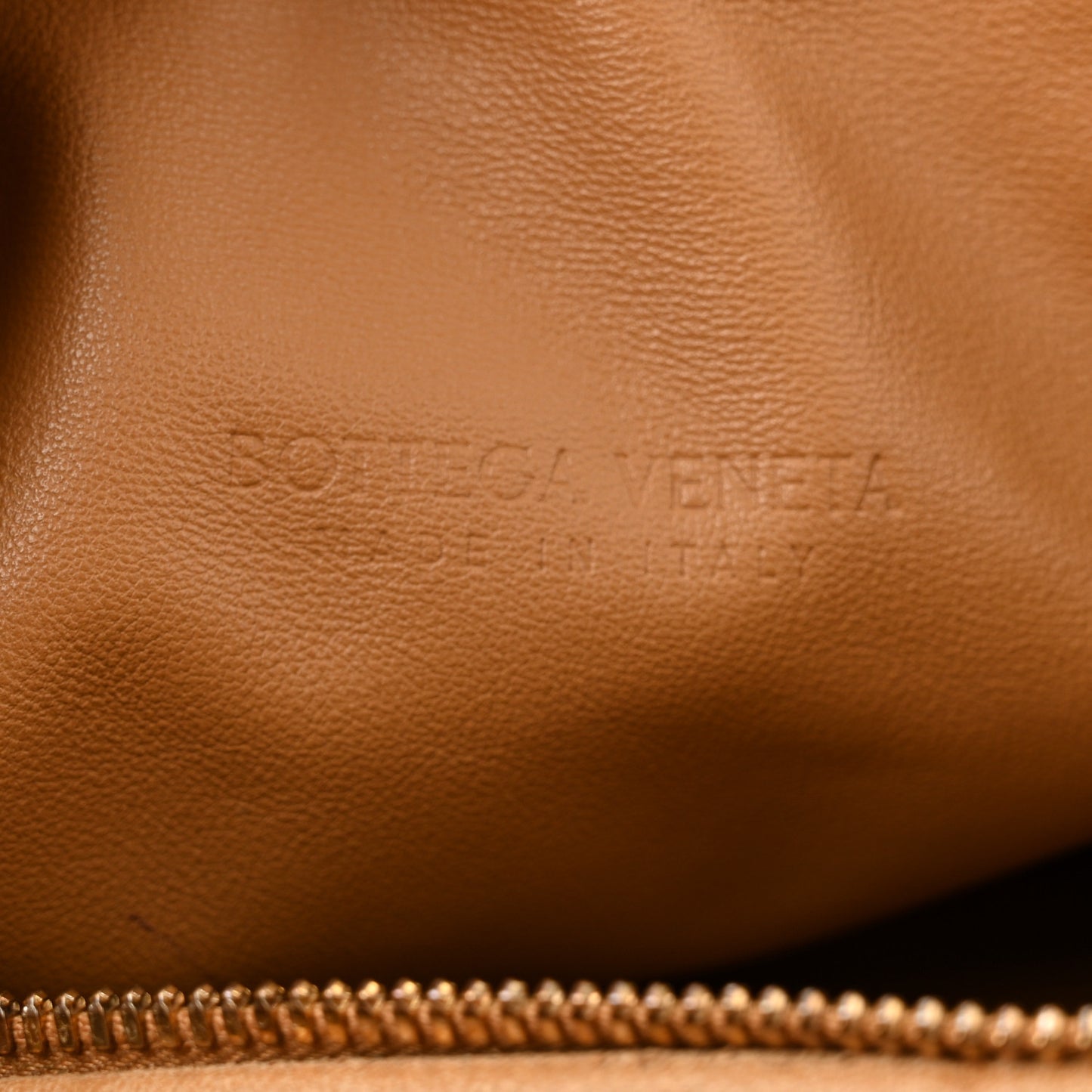 Nappa Intrecciato Teen Jodie Hobo Caramel