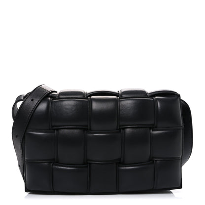 Bottega Veneta Nappa Maxi Intreccio Padded Cassette Crossbody Bag Black 1 of 11