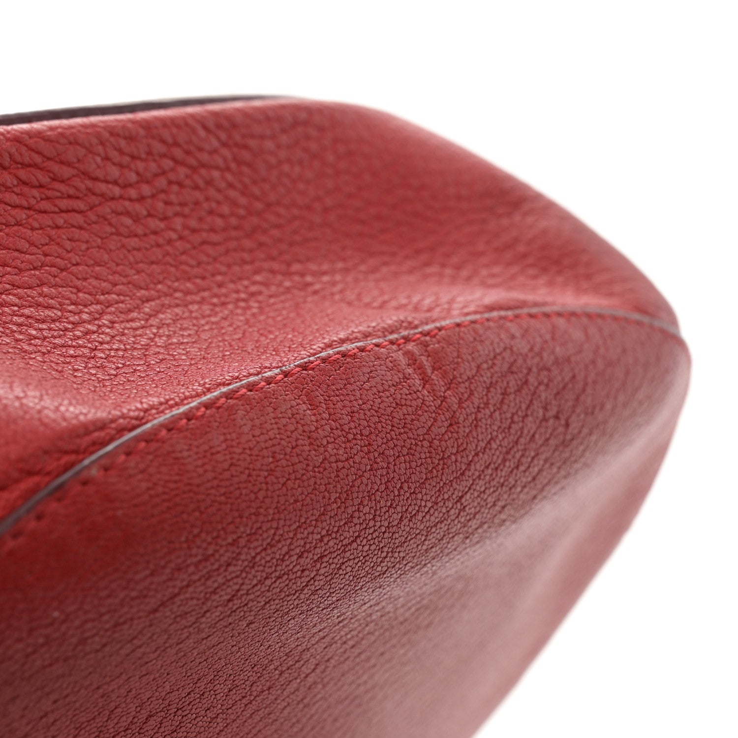 Chloe Grained Lambskin Drew Shoulder Bag Plaid Red 14 of 14