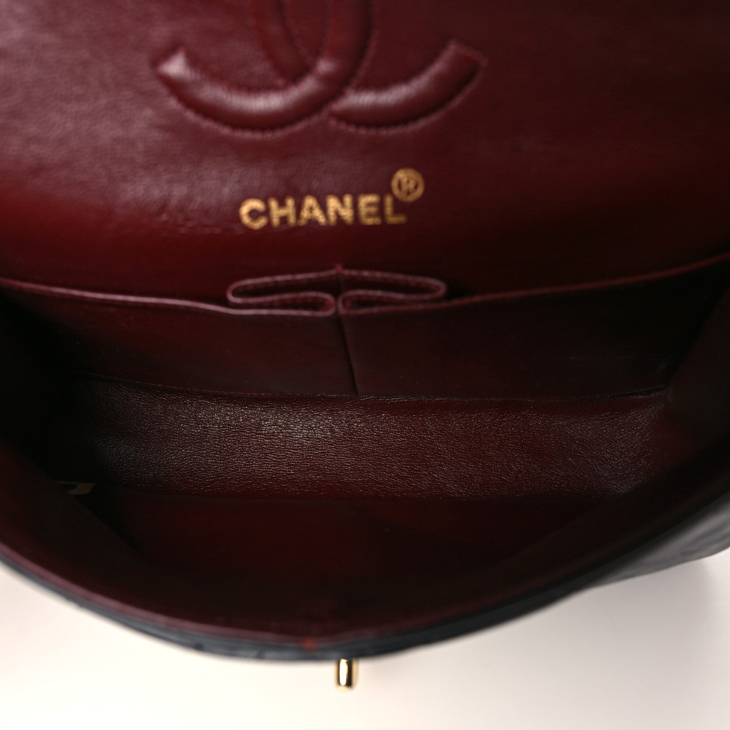 Chanel Lambskin Quilted Medium Double Flap Black 5 of 12