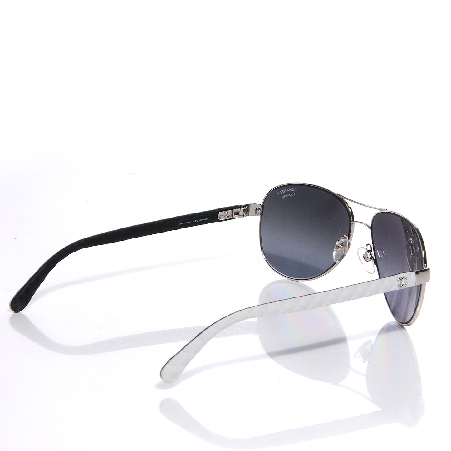 Aviator Polarized Sunglasses 4204-Q White