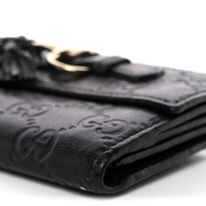 Gucci Guccissima Emily Continental Wallet Black 11 of 14