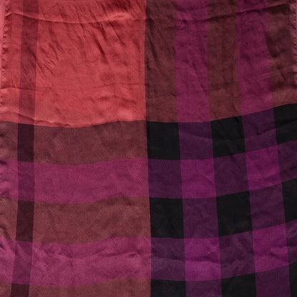 Burberry Silk Giant Check Scarf 3 of 7