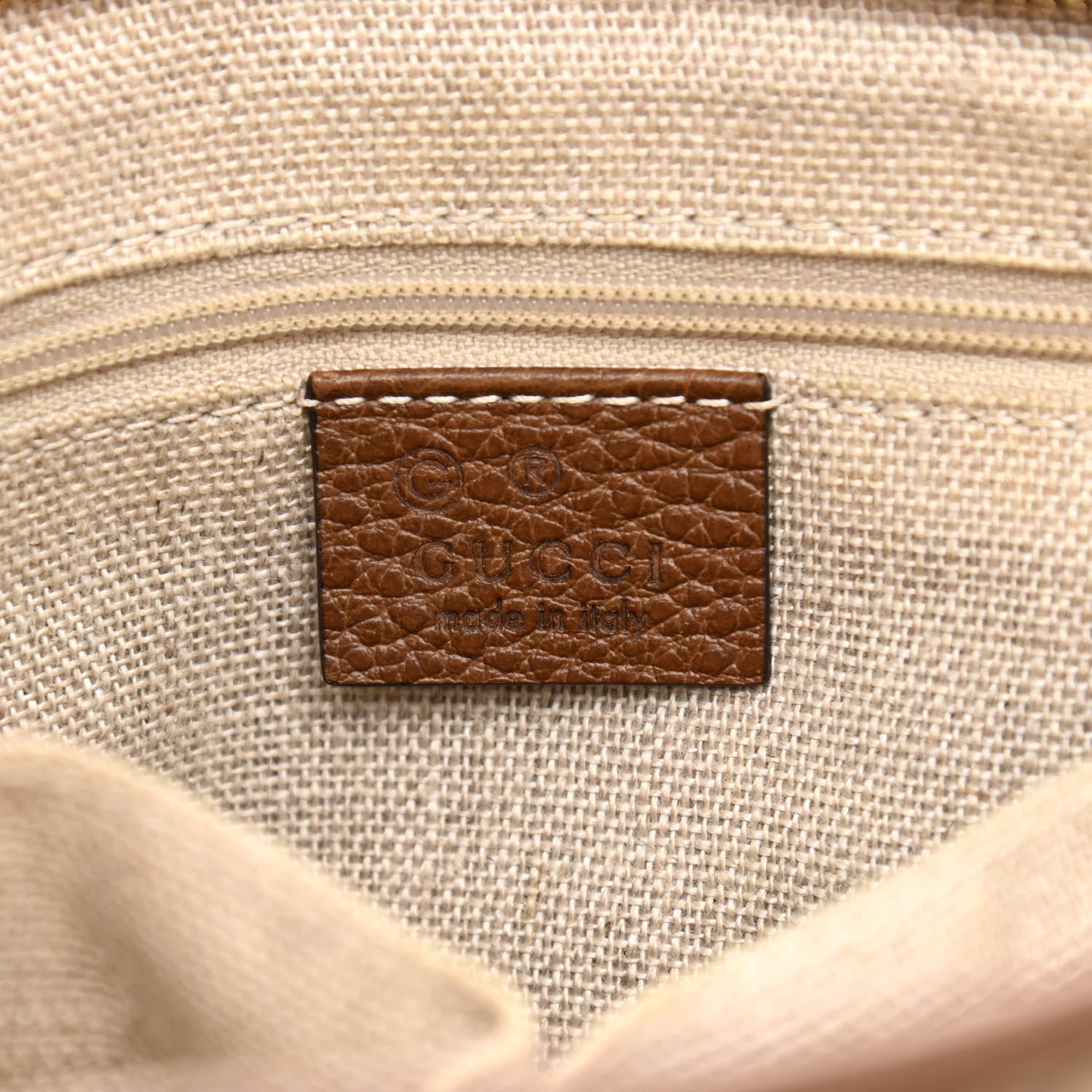Gucci Monogram Small Bree Tote Beige Tabacco 6 of 11