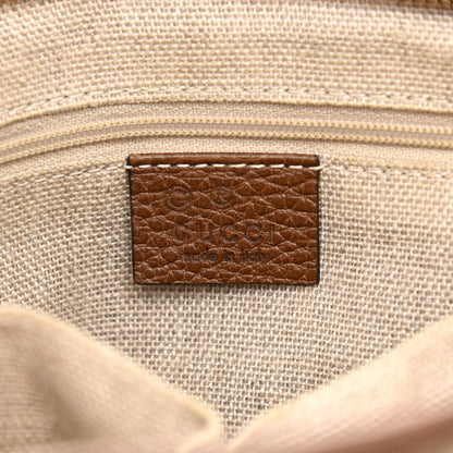 Gucci Monogram Small Bree Tote Beige Tabacco 6 of 11