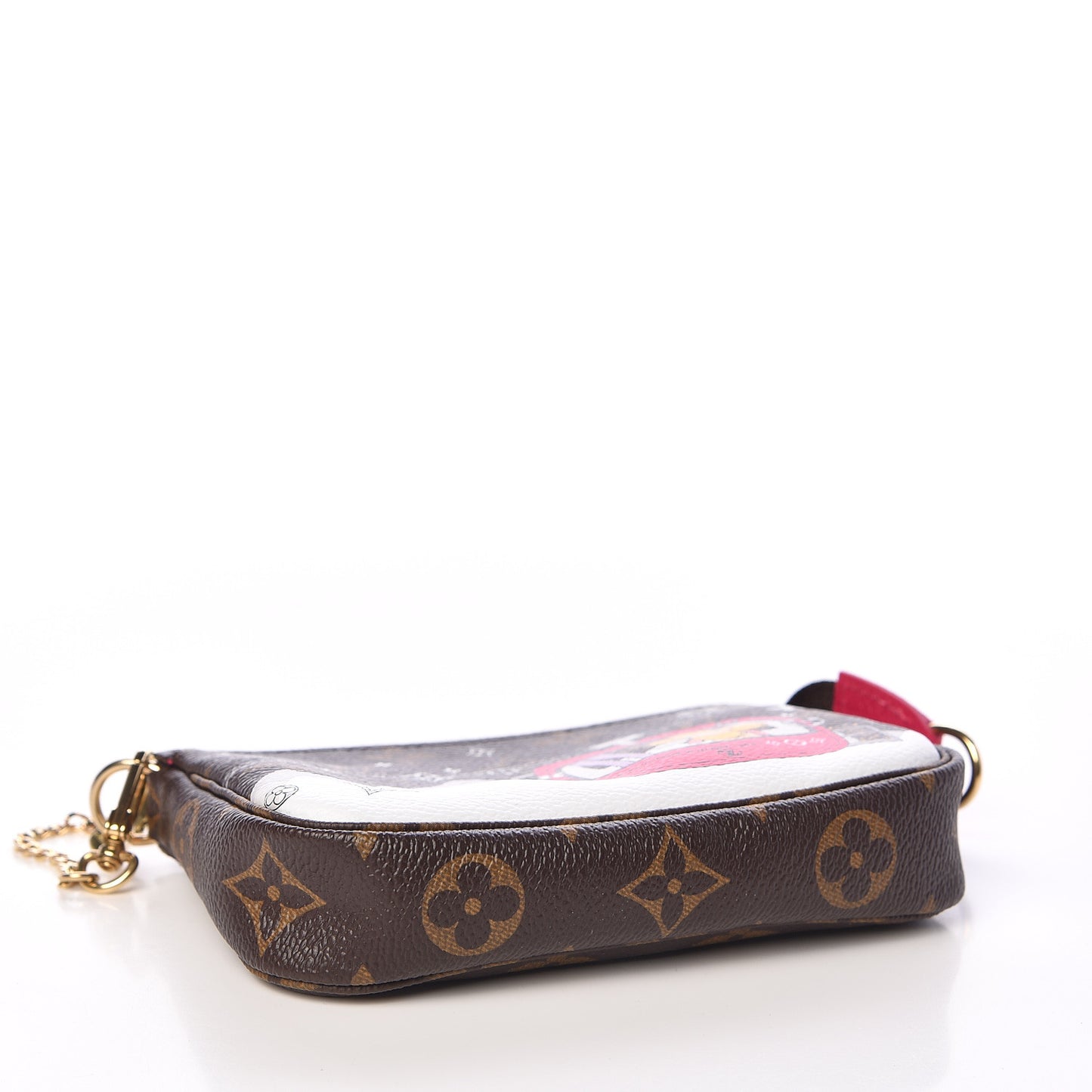 Monogram 2019 Christmas Animation Mini Courchevel Pochette Accessories Fuchsia