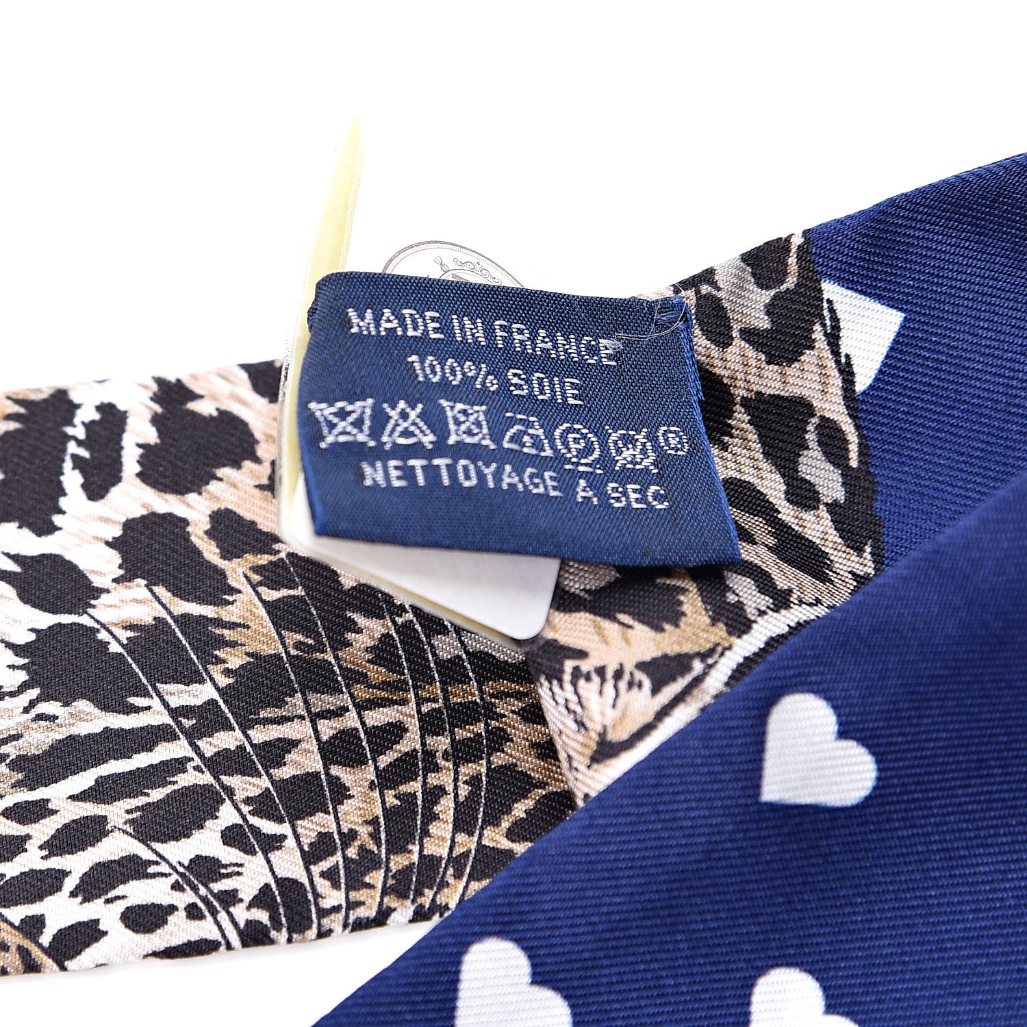 Hermes Silk Jungle Love Twilly Marine Rouge Brun 3 of 4