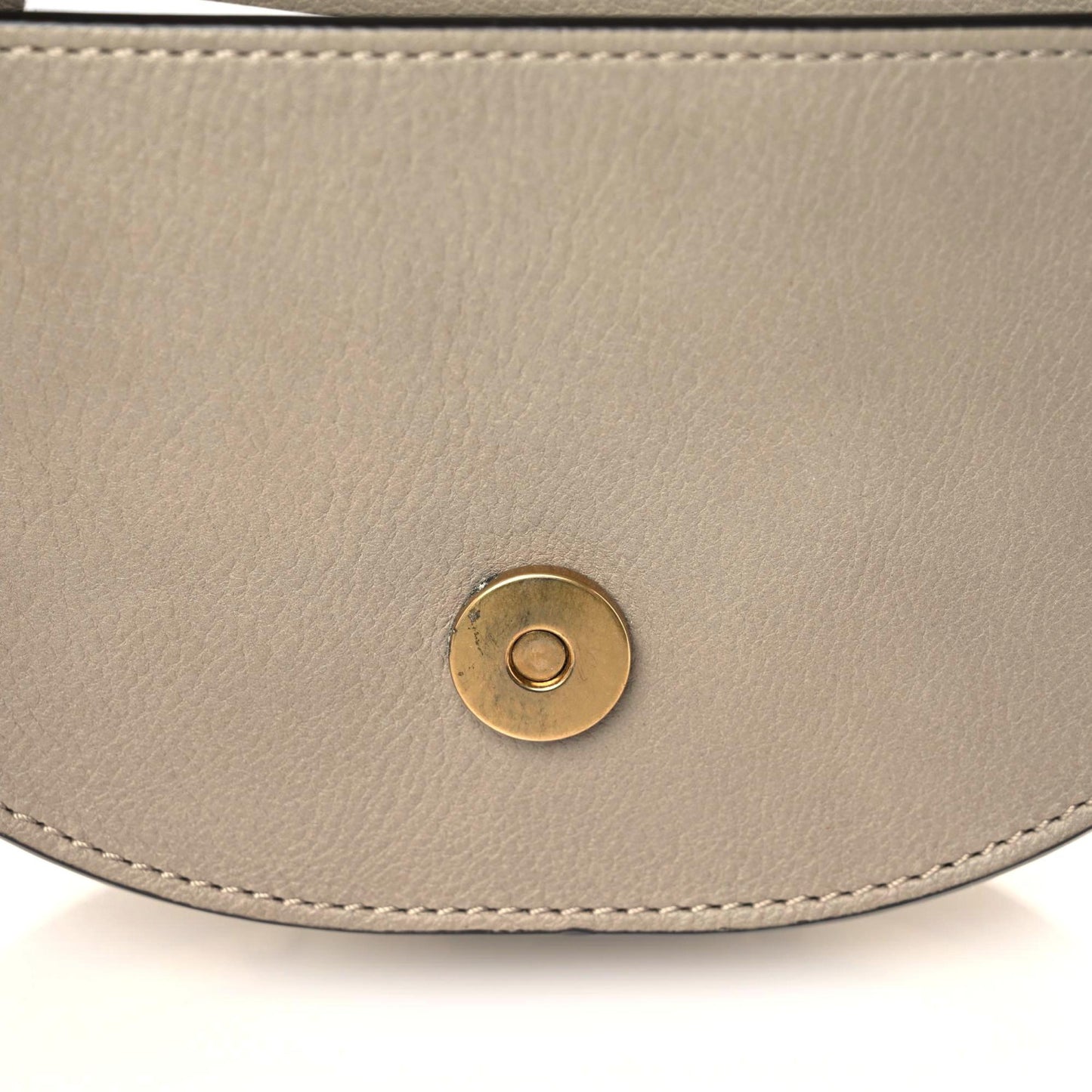 Calfskin Small Nile Bracelet Minaudiere Bag Motty Grey
