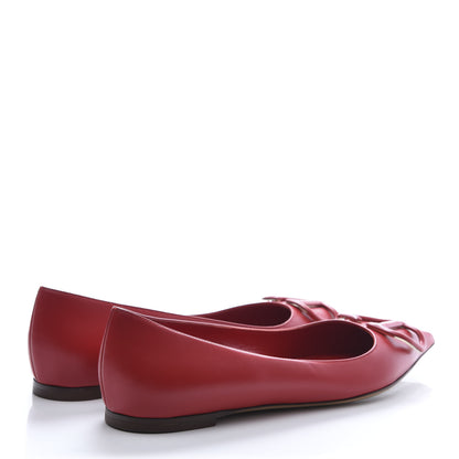 Valentino Garavani Nappa Vlogo Flats 38 Rosso Valentino 4 of 8