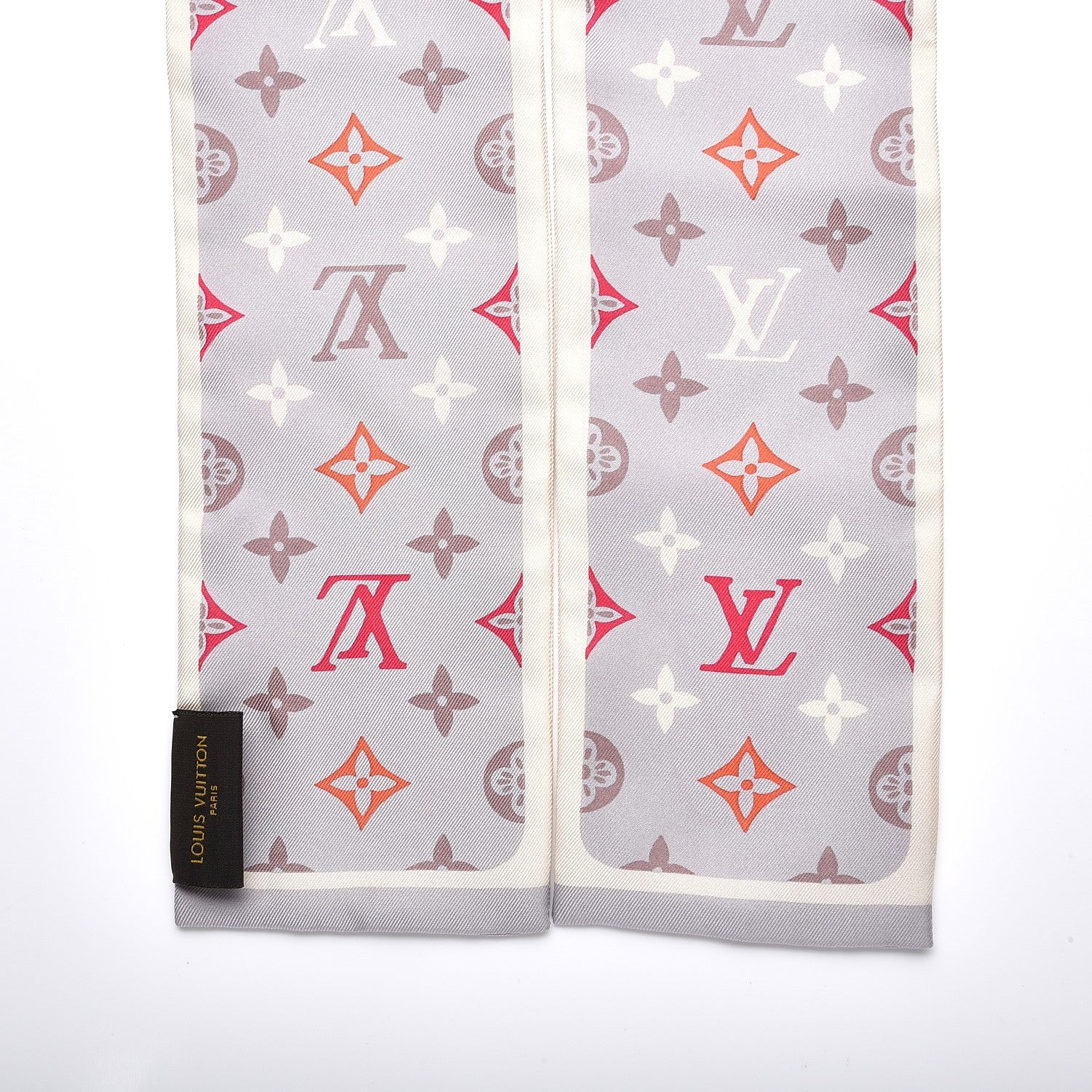 Louis Vuitton Silk Kamonogram Bandeau Corail 4 of 6