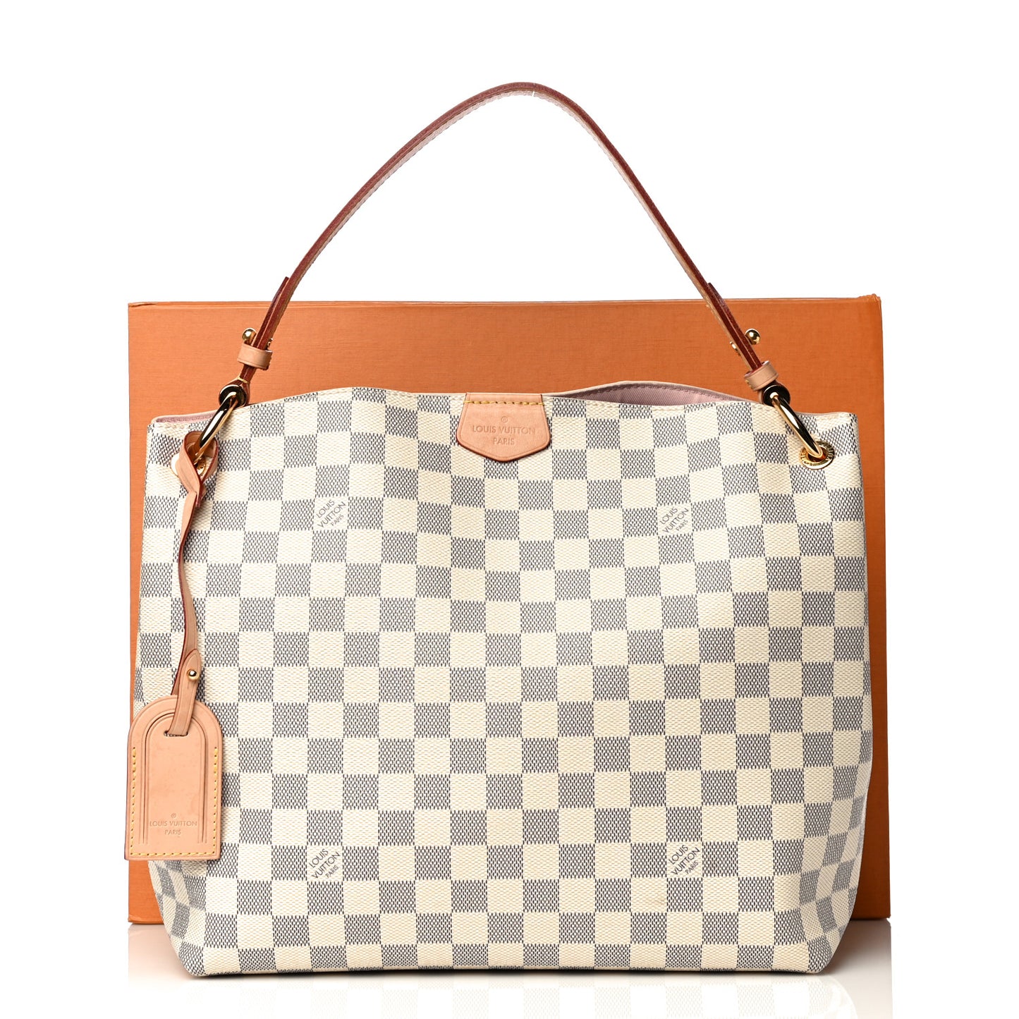 Damier Azur Graceful PM Rose Ballerine