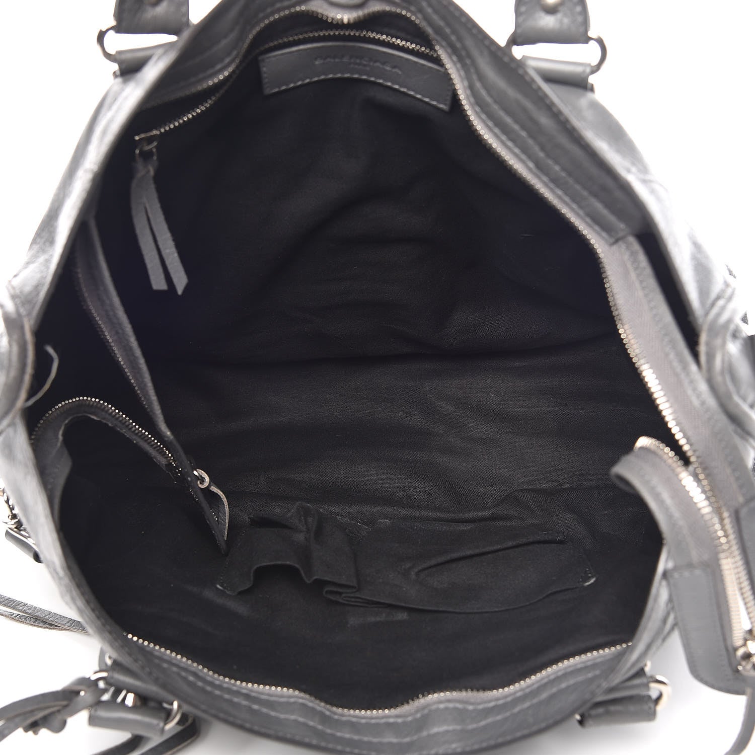 Balenciaga Chevre Silver Metallic Edge Hardware City Gris Cendre 6 of 13