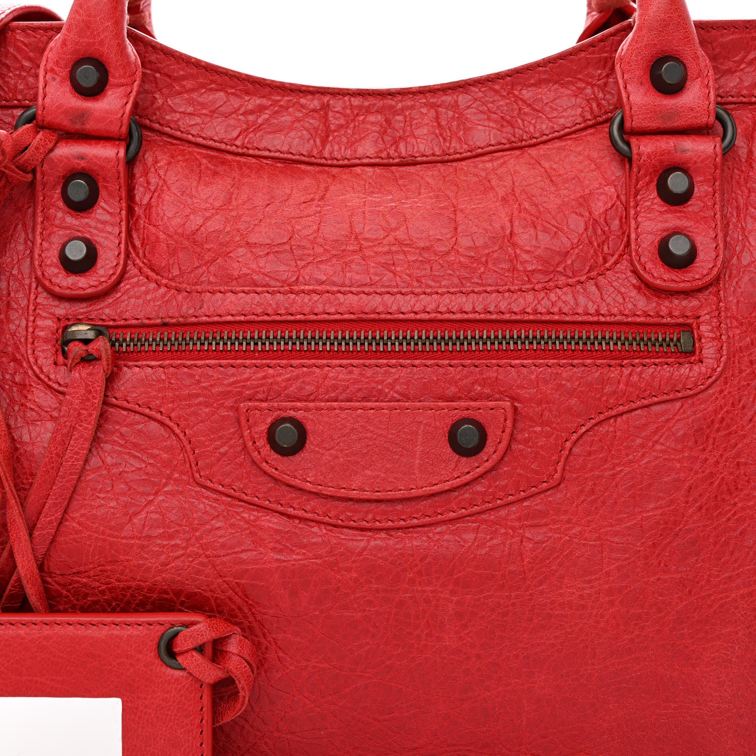 Balenciaga Agneau Classic Hardware City Coquelicot 8 of 11