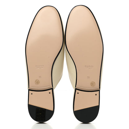 Gucci Malaga Kid Strawberry Womens Princetown Slippers 36 White 5 of 9