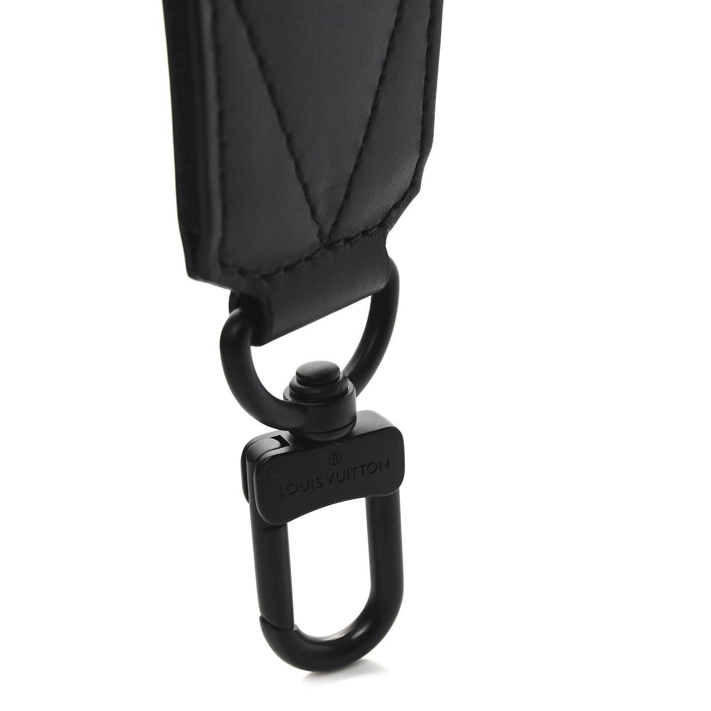 Jacquard Canvas Keepall Bandouliere Adjustable Shoulder Strap Black