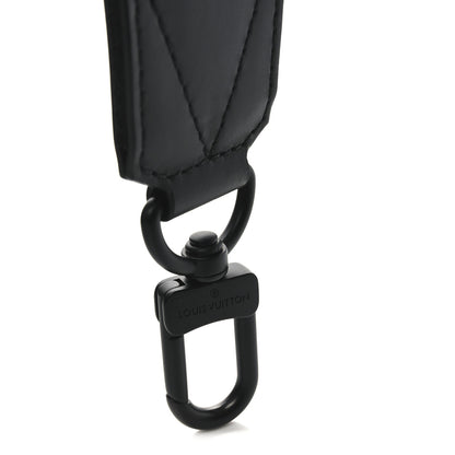 Louis Vuitton Jacquard Canvas Keepall Bandouliere Adjustable Shoulder Strap Black 3 of 3