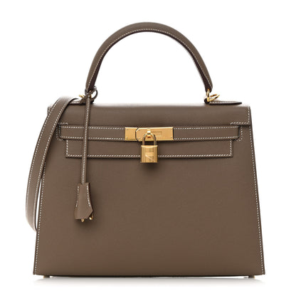 Hermes Epsom Kelly Sellier 28 Etoupe 1 of 13