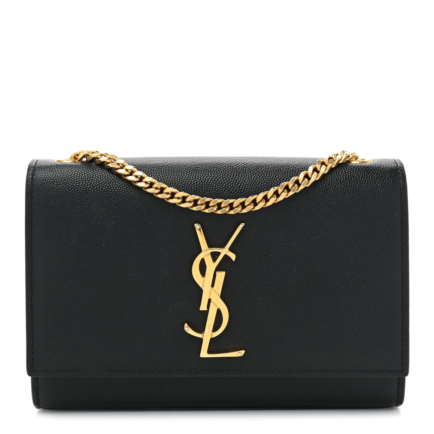Grain De Poudre Small Monogram Kate Satchel Black