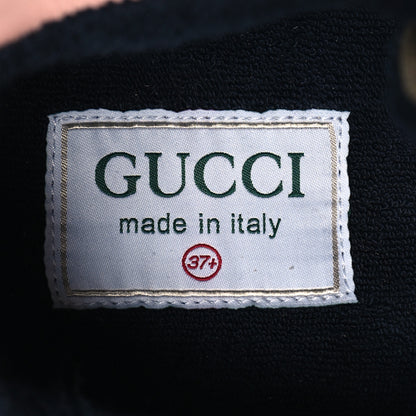 Gucci GG Supreme Monogram Mix Monogram Womens Rhyton Sneakers 37.5 London Blue Beige Pale Pink 7 of 10