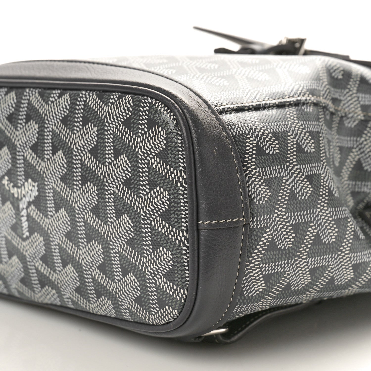 Goyard Goyardine Calfskin Mini Alpin Backpack Grey 9 of 11