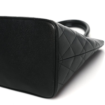 Chanel Caviar Quilted Medallion Tote Black 9 of 9