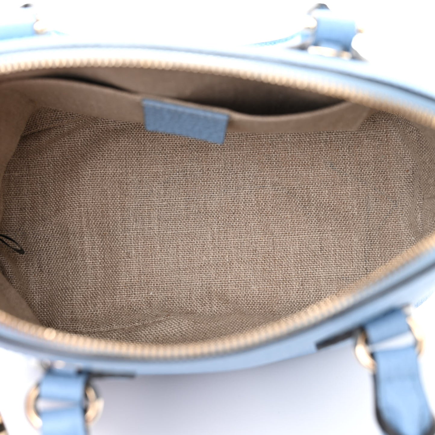 Dollar Calfskin Small GG Charm Dome Bag Mineral Blue