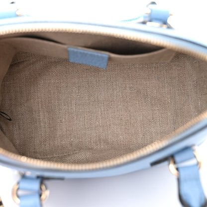 Gucci Dollar Calfskin Small GG Charm Dome Bag Mineral Blue 5 of 11
