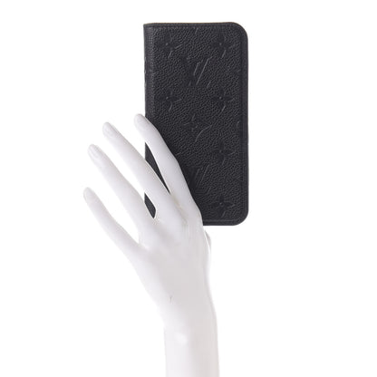 Louis Vuitton Empreinte iPhone X Folio Black 2 of 9