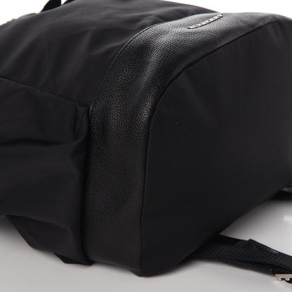 Burberry Nylon Grained Calfskin Watson Diaper Bag Black 5 of 11