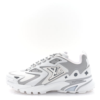 Louis Vuitton Calfskin Mesh Mens LV Runner Tatic Sneakers 9 White 1 of 9