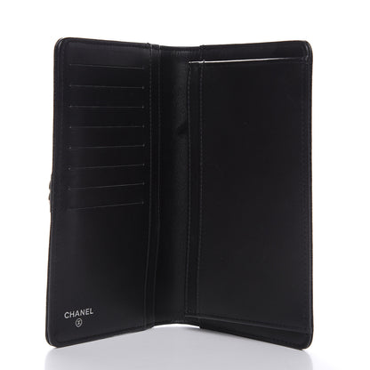Chanel Caviar Quilted Boy Yen Wallet Black 5 of 9