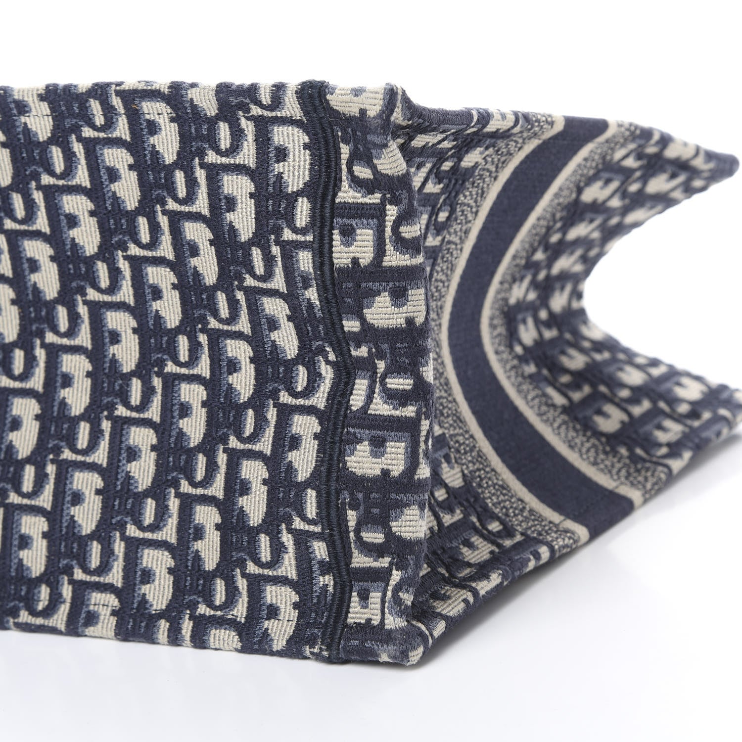 Christian Dior Oblique Medium Book Tote Blue Multicolor 9 of 10