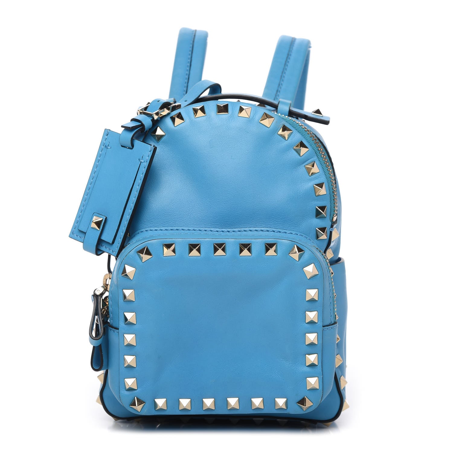 Valentino Garavani Calfskin Mini Rockstud Backpack Parrot 1 of 11