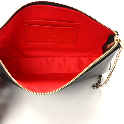 Christian Louboutin Toile Monogram Loubila Chain Hybrid Crossbody Black 4 of 9