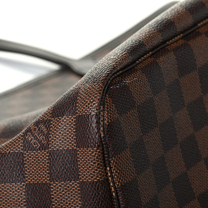 Louis Vuitton Damier Ebene Neo Neverfull MM Rose Ballerine 6 of 7
