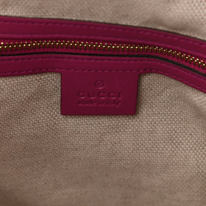 Gucci Vernice Naplack Medium Soho Chain Shoulder Bag Bright Bouganville 6 of 9
