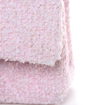 Chanel Tweed Medium Double Flap Pink 10 of 20