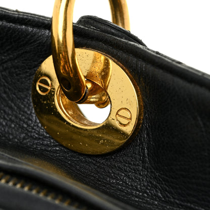 Christian Dior Lambskin Cannage Medium Lady Dior Black 25 of 30