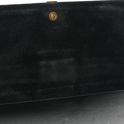 Saint Laurent Calfskin Classic Y Ligne Clutch Black 10 of 11