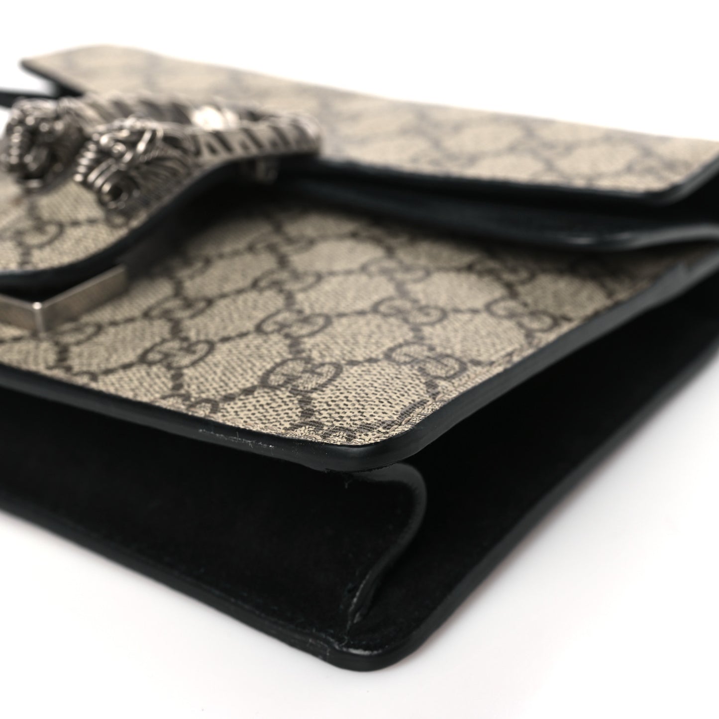GG Supreme Monogram Mini Dionysus Shoulder Bag Black