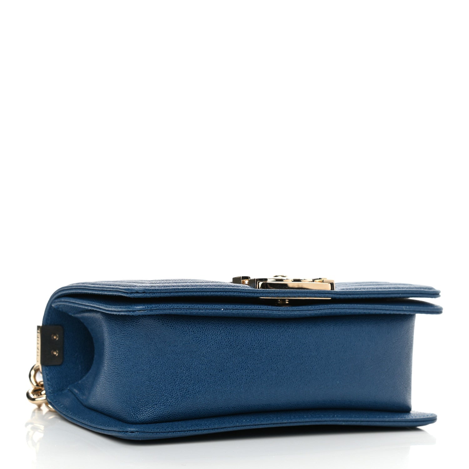 Chanel Caviar Quilted Small Boy Flap Blue 3 of 10