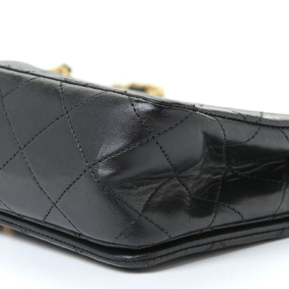Chanel Lambskin Quilted Mini Flap Black 9 of 14