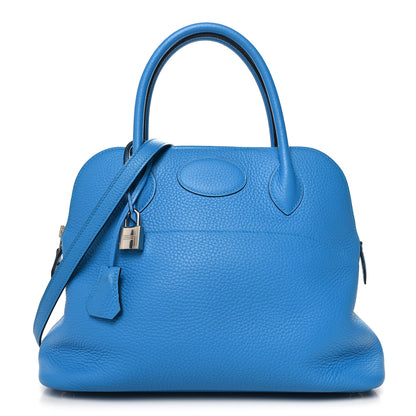 Hermes Taurillon Clemence Bolide 31 Bleu Zanzibar 1 of 10