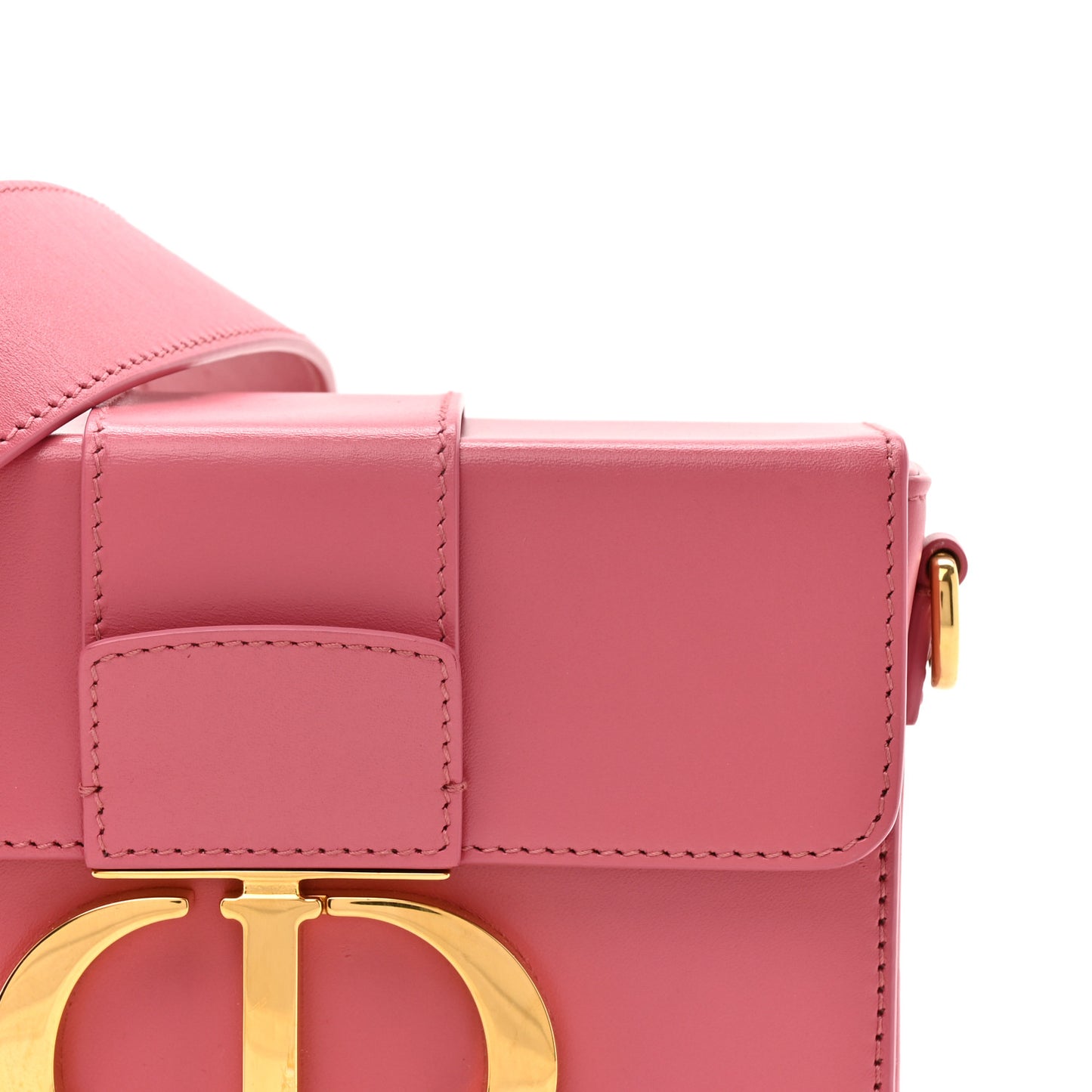 Smooth Calfskin 30 Montaigne Box Bag Pink