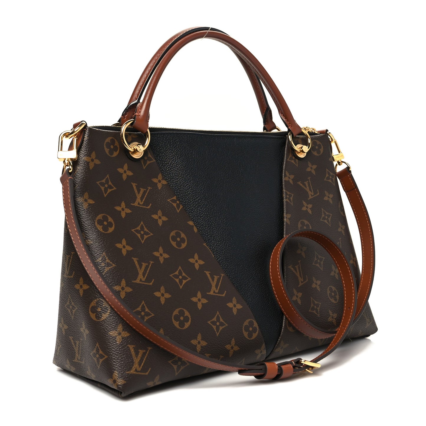 Monogram V Tote MM Black