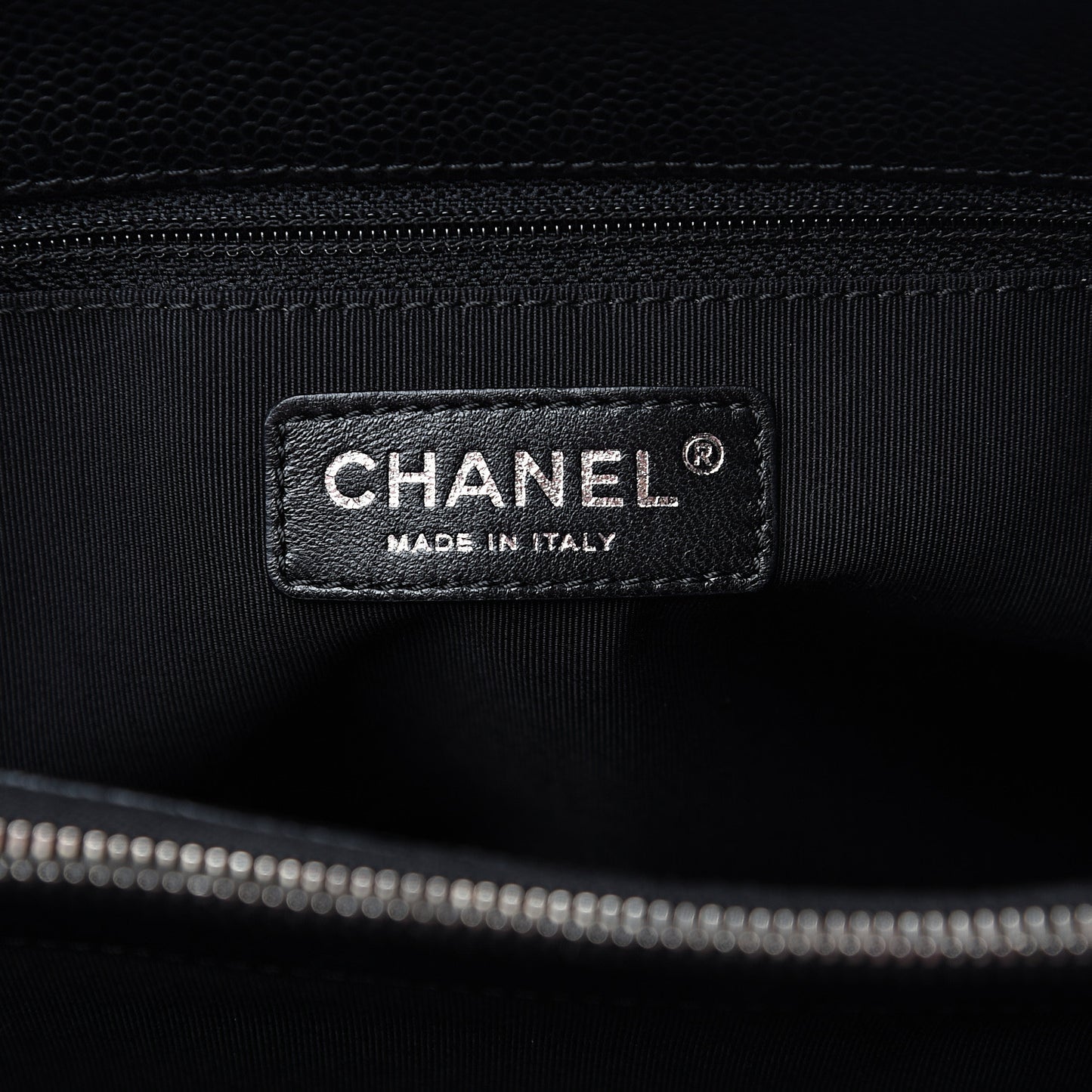 Caviar Quilted Grand Shopping Tote GST Black