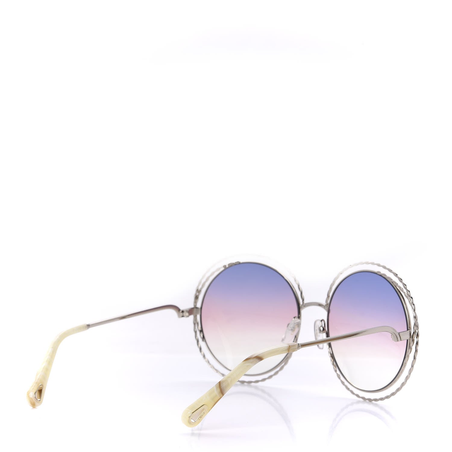 Chloe Oversized Round Carlina Oversized Round Sunglasses CE114ST Rainbow 4 of 7