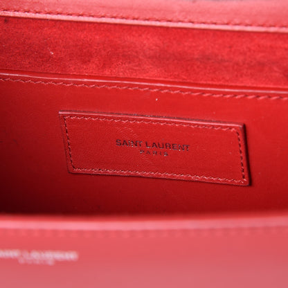 Saint Laurent Calfskin Studded Small Betty Red 6 of 7